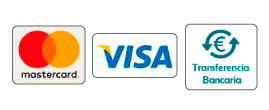 Mastercard, Visa, Transferencia bancaria